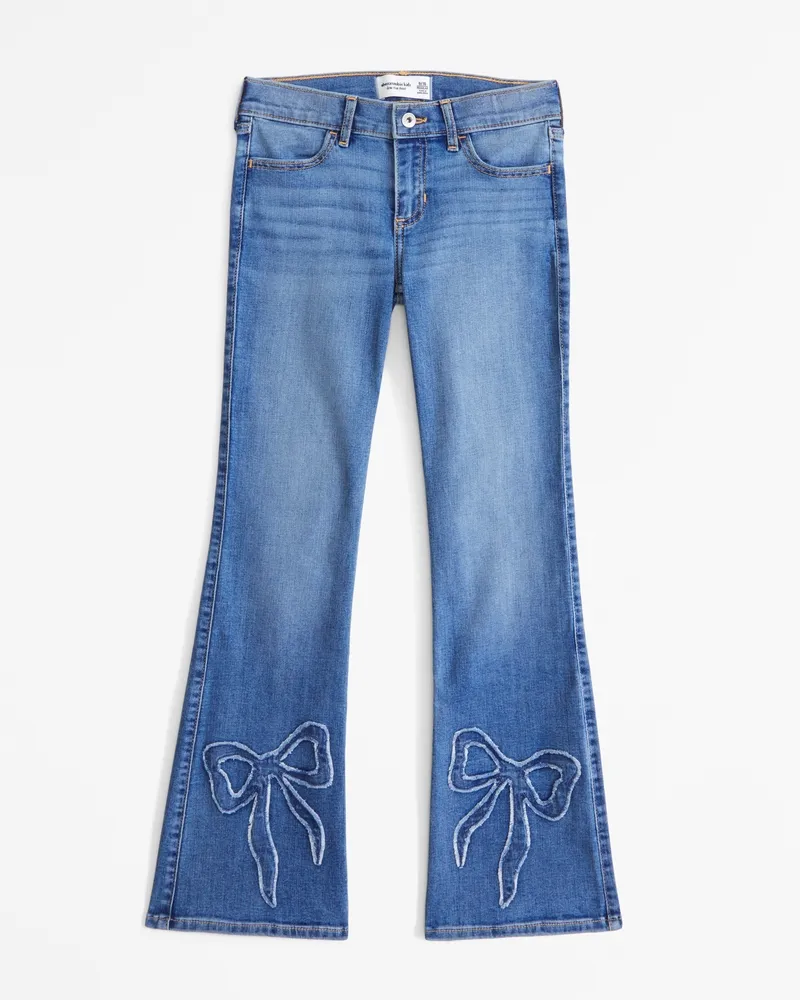 low rise bootcut jeans